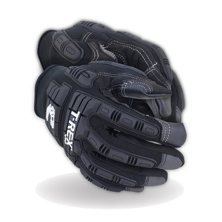 MAGID Impact Gloves, 3XL, Black TRX606-XXXL